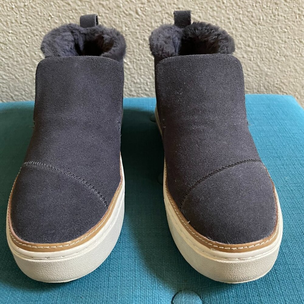 Toms Mid Platform Suede Sneaker